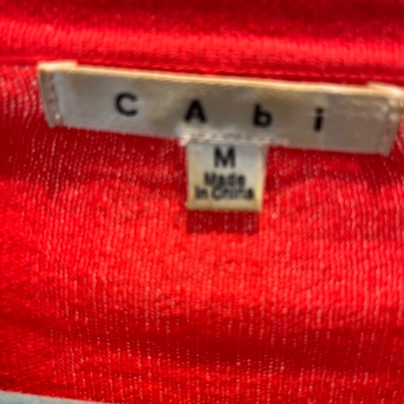 Tomato red Cabi cardigan size medium - Picture 4 of 5